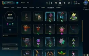 Conta lol lvl 702, 242 skins, esmerald 2, 333 MIL essências 