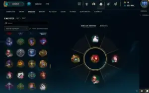 Conta lol lvl 702, 242 skins, esmerald 2, 333 MIL essências 