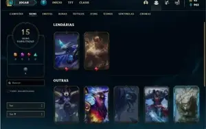 Conta Bronze 4 com 50 Champs e 15 Skins (Criada em 2013)