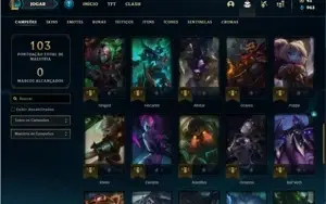 Conta Bronze 4 com 50 Champs e 15 Skins (Criada em 2013)