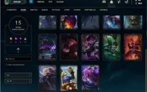Conta Bronze 4 com 50 Champs e 15 Skins (Criada em 2013)