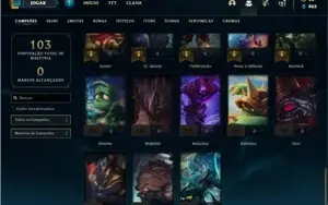 Conta Bronze 4 com 50 Champs e 15 Skins (Criada em 2013)
