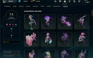 Conta lol 607 skins