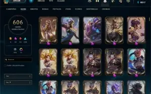 Conta lol 607 skins