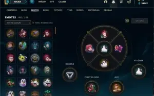 CONTA LOL + VALORANT