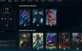 Conta League of Legends - Barata - Ótimas SKINS