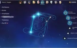 Conta genshin Ar37 Hutao + Qiqi + arco de amos