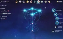 Conta genshin Ar37 Hutao + Qiqi + arco de amos