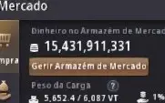 Vendo Conta Black Desert Online Guerreiro 681 de GS