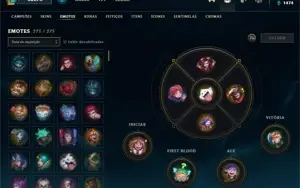 Vendo conta no lol 686 skins