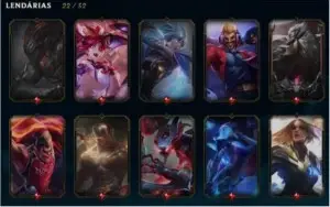 Conta Lol Plt 4