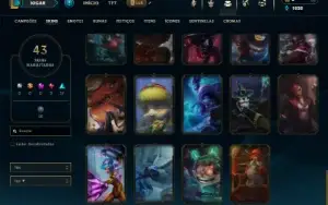 Prata 3 com 100 Champs e 43 Skins ( SUP / ADC )