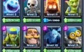 Clash Royale nv 10 com 6 lendarias(4 nv 2)