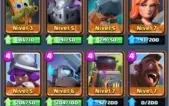 Clash Royale nv 10 com 6 lendarias(4 nv 2)