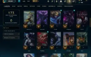Unranked com 60 Champs e 27 Skins