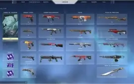 CONTA VALORANT +DE 435 EM SKIN/PLATINA 3 ATO 3/PRONTA P/ MD5