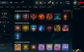 Conta LOL LVL 161 | 113 Campeões| 71 Skins |UNRANKED| 2015