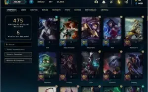 Conta ouro 2 com TODOS os champs e 124 Skins