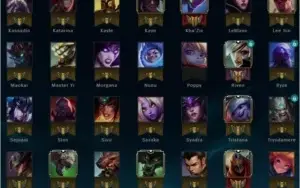 Conta lol platina 42 champs e 17 skins com email