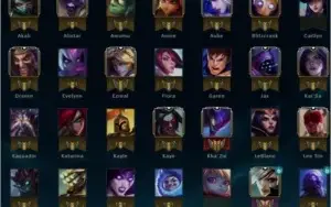 Conta lol platina 42 champs e 17 skins com email