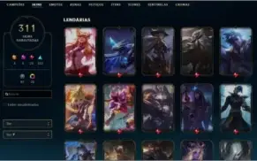 Conta D4(65%) 311 skins, All Champions