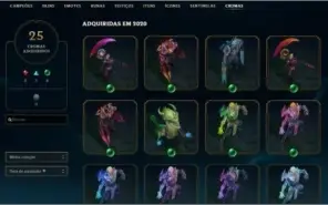 Conta D4(65%) 311 skins, All Champions