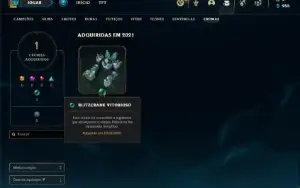 Conta Unranked com 30 Champs e 3 Skins + 2 Fragmentos