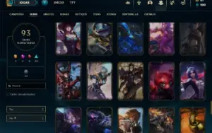 Ferro 2 com 92 Champs e 93 Skins