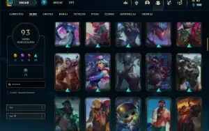 Ferro 2 com 92 Champs e 93 Skins