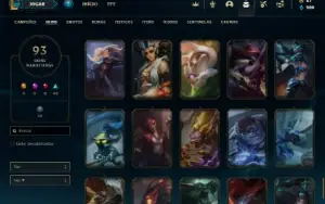Ferro 2 com 92 Champs e 93 Skins