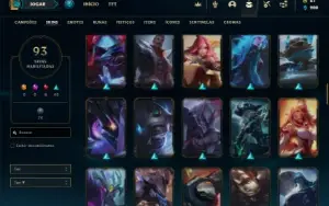 Ferro 2 com 92 Champs e 93 Skins