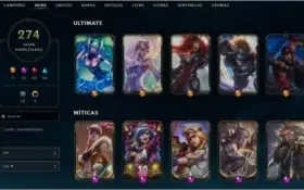Conta LoL - Edição de Colecionador / Prestige Collection