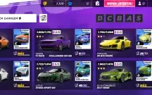 Conta de Asphalt 9 com 23 ou 22 carros, via Facebook!