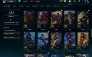 Conta Platina 4 com 61 Champs e 21 Skins