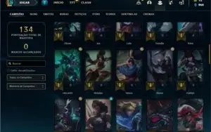 Conta Platina 4 com 61 Champs e 21 Skins