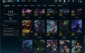 Conta Platina 4 com 61 Champs e 21 Skins