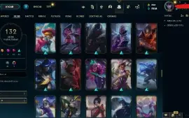 Conta Lol Unranked Lvl 300 Com 132 Skins