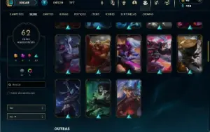 Esmeralda 4 com 110 Champs e 62 Skins +1 Fragmento