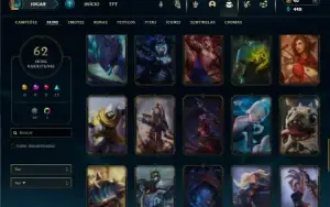Esmeralda 4 com 110 Champs e 62 Skins +1 Fragmento