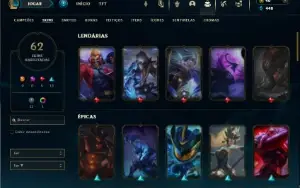 Esmeralda 4 com 110 Champs e 62 Skins +1 Fragmento