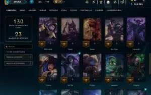 Esmeralda 4 com 45 Champs e 10 Skins