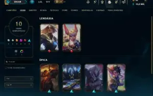 Esmeralda 4 com 45 Champs e 10 Skins