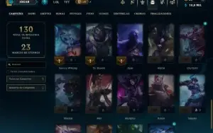 Esmeralda 4 com 45 Champs e 10 Skins