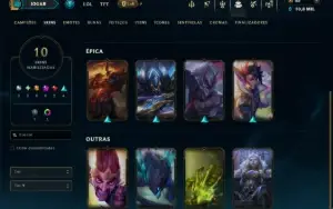 Esmeralda 4 com 45 Champs e 10 Skins