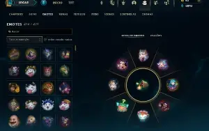 Conta criada em 2015 | 864 skins | 9k reais gastos
