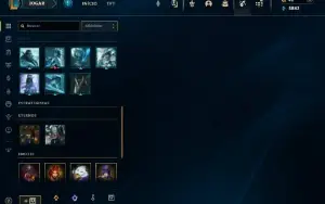 Conta criada em 2015 | 864 skins | 9k reais gastos