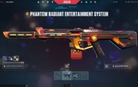 Conta Valorant skins de faca, vandal e phantom platina