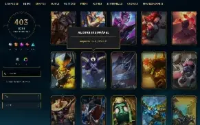 League of Legends - Conta de Colecionador