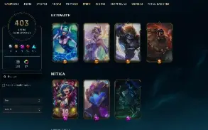 League of Legends - Conta de Colecionador