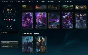 League of Legends - Conta de Colecionador